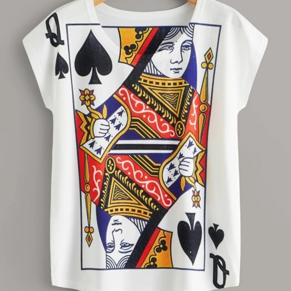PLUS POKER CARD TEE